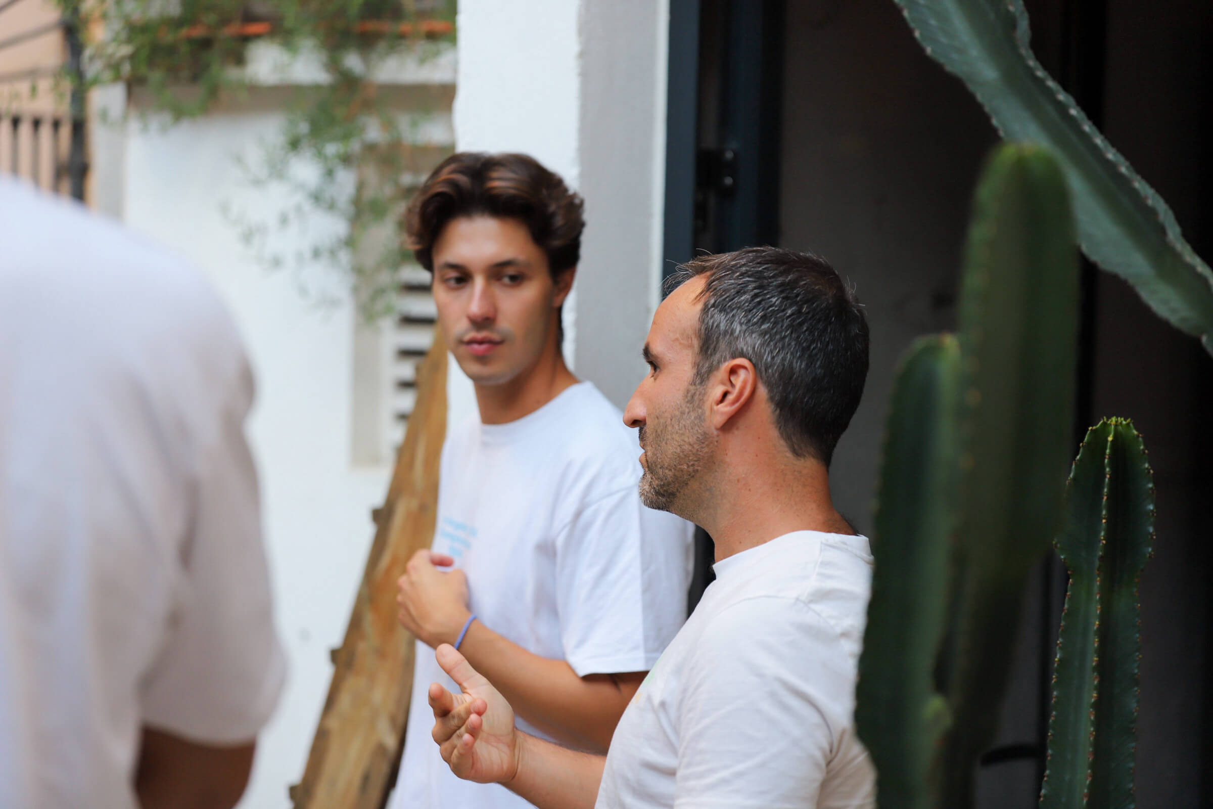 Participants in conversation