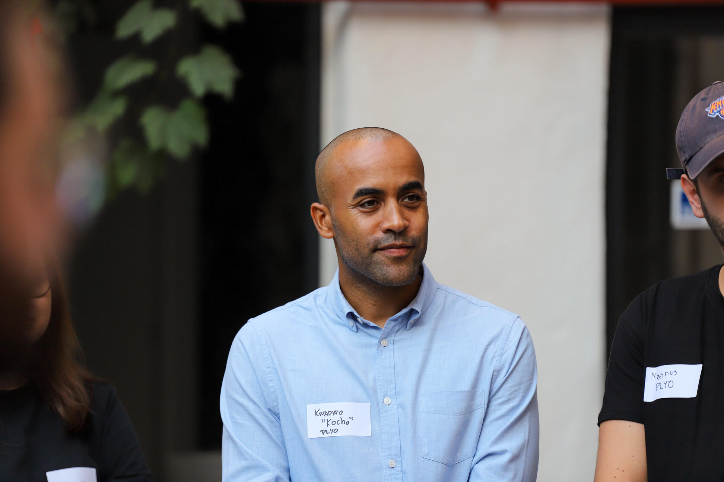 Participant Kwadwo at event
