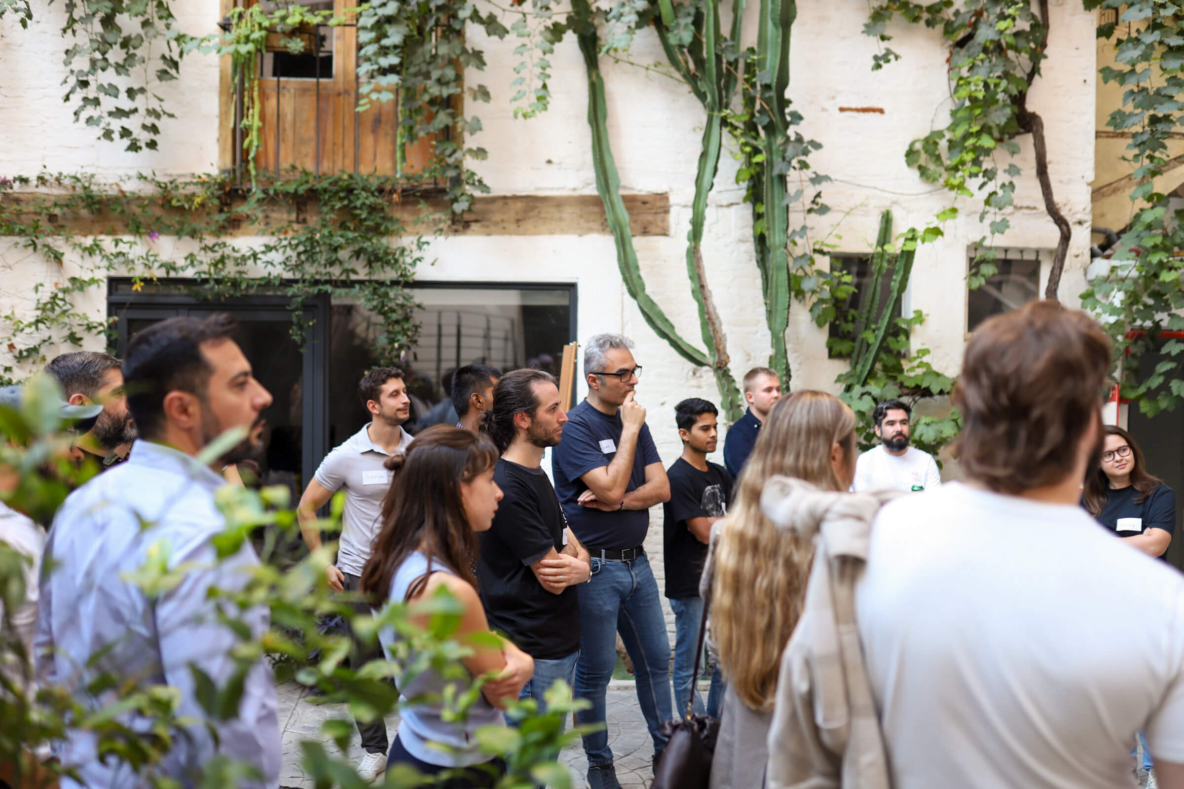 Courtyard networking session