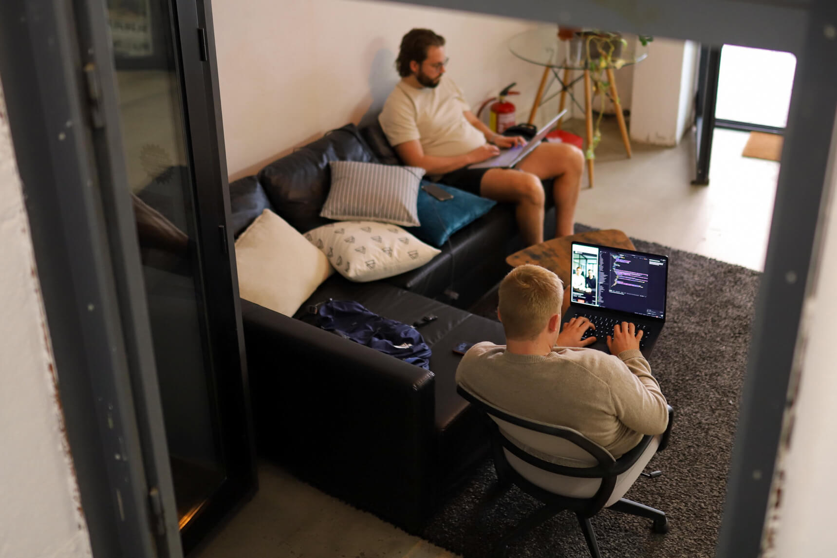 Lounge working area